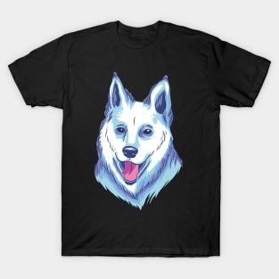 White German Shepherd Unisex T-Shirt , Shepherd Mom Shirt , Shepherd Dad Shirt Tee and Top #9094 T-Shirt